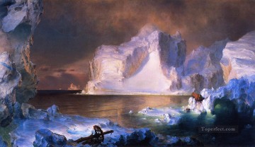  Mountain Obras - El paisaje de los icebergs Río Hudson Frederic Edwin Church Montaña